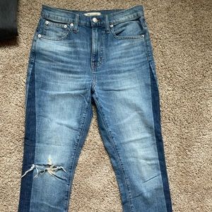 Madewell High rise Slim boy Jean